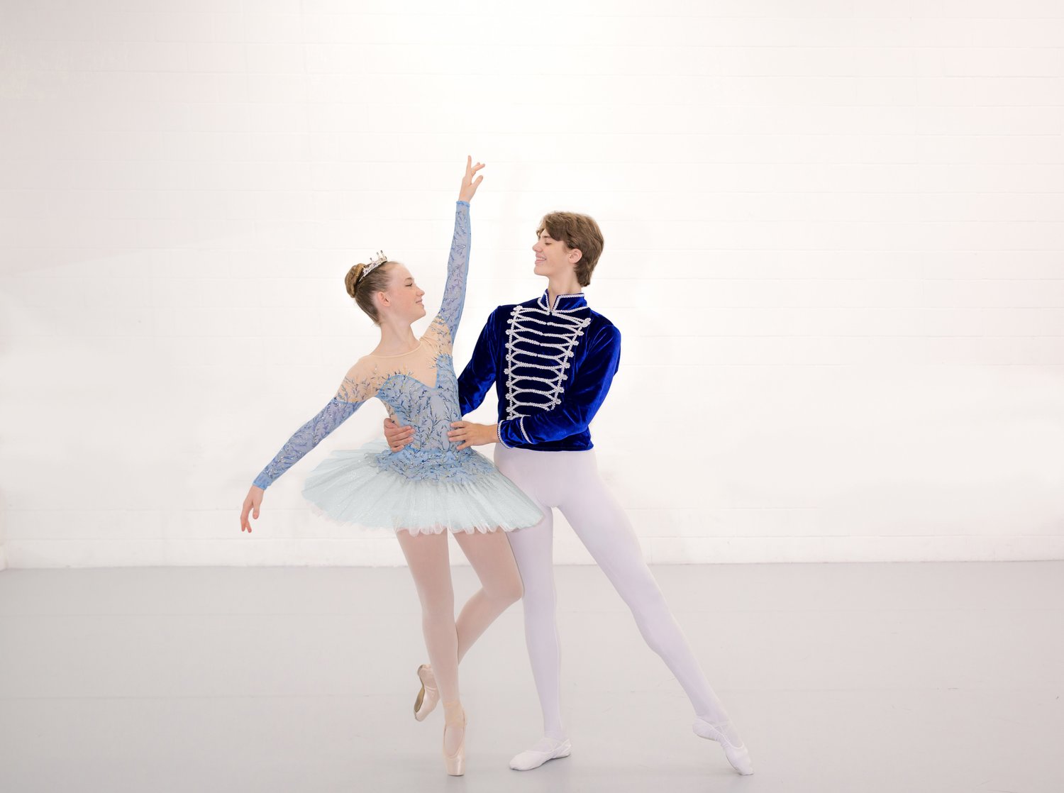 Dancers Annabelle Hucke and Jake Karger will perform as Cinderella and the Prince in ‘Cinderella’ on June 8 at Lewis Auditorium.
